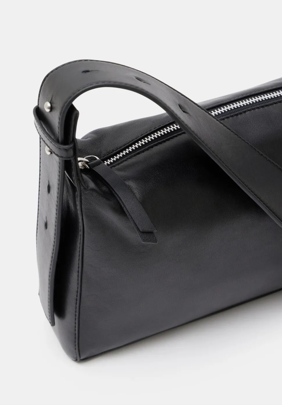 Cleo Minimal Leather Crossbody Bag