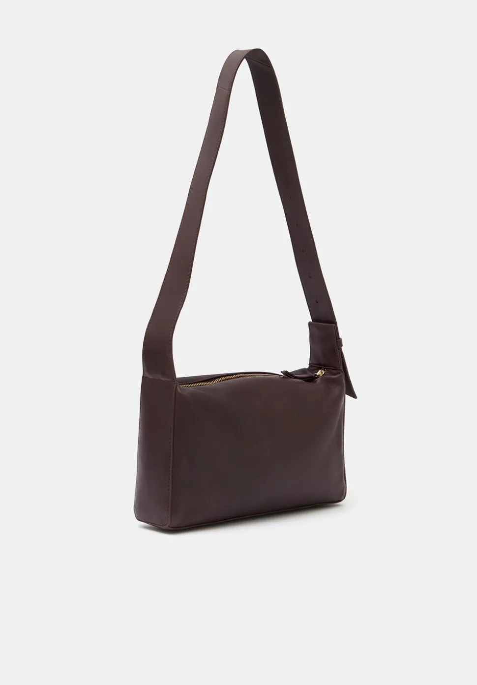 Cleo Minimal Leather Crossbody Bag