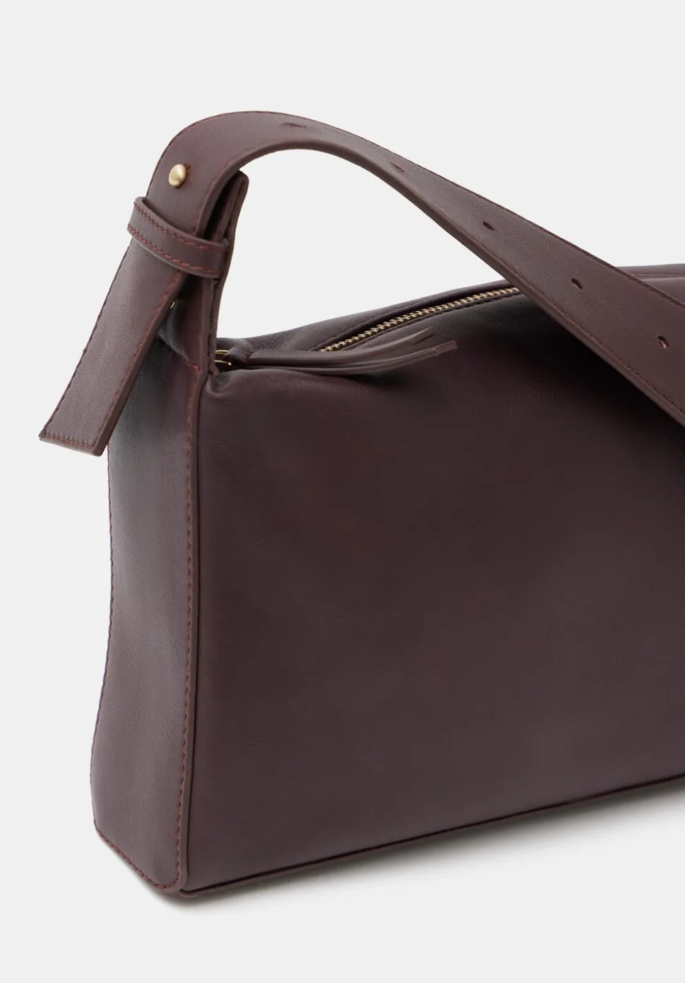 Cleo Minimal Leather Crossbody Bag