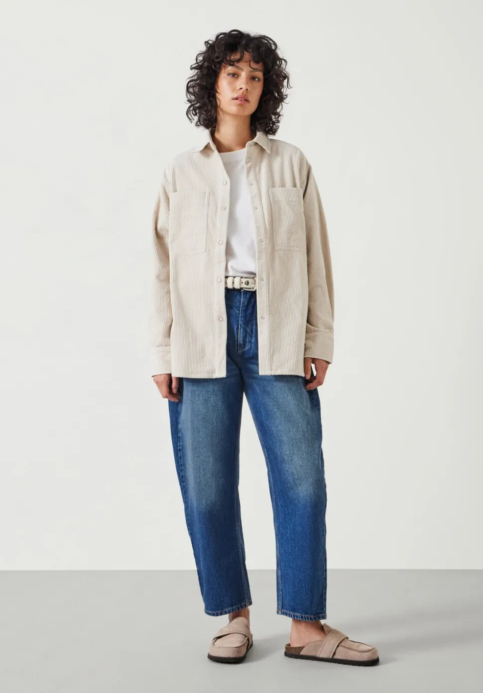 Cleo Oversized Cord Shirt