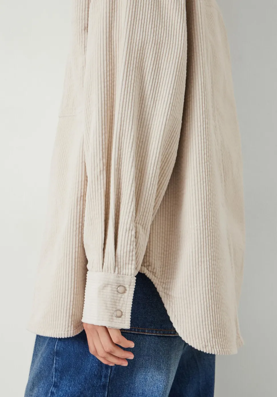 Cleo Oversized Cord Shirt
