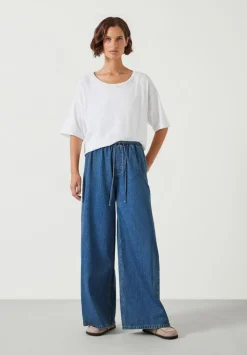 Clio Wide Leg Tie Waist Jeans