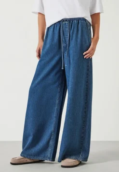 Clio Wide Leg Tie Waist Jeans