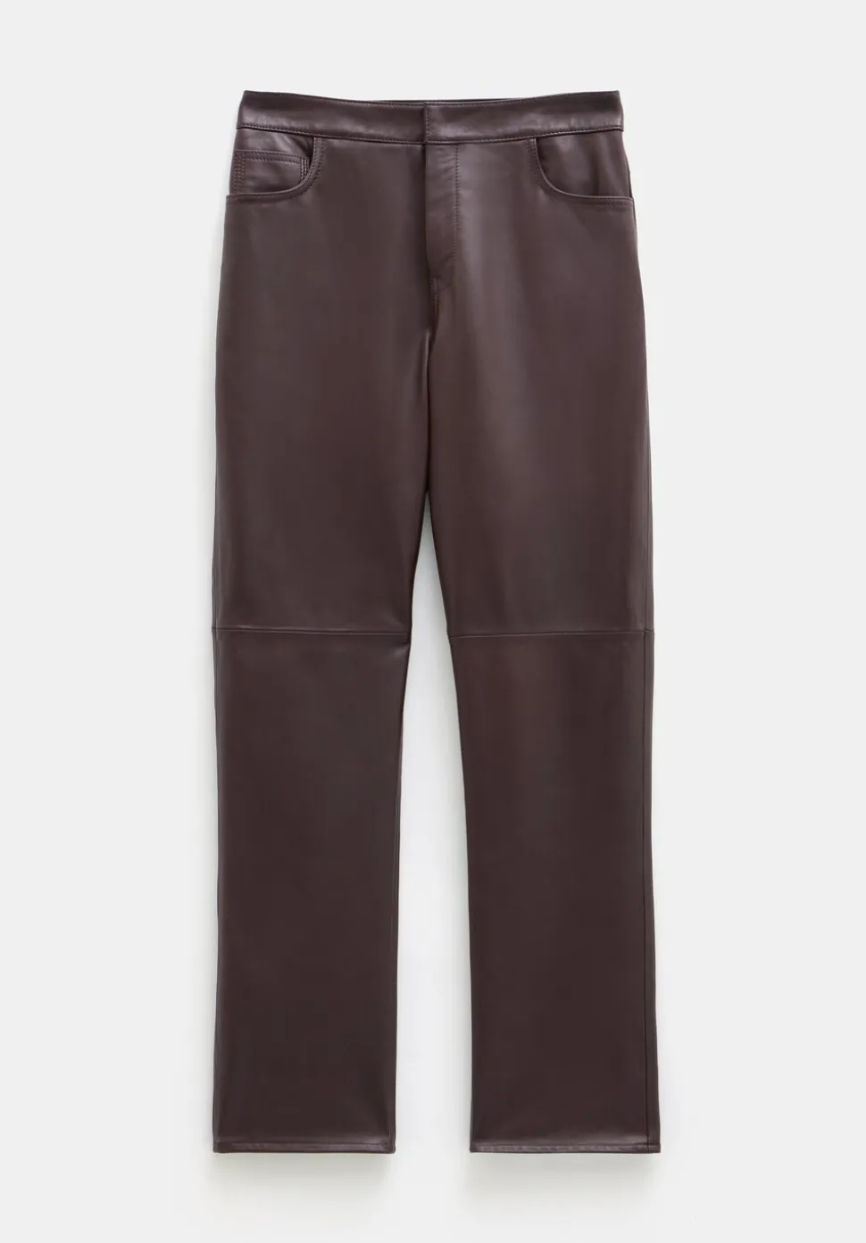 Colette Leather Straight Leg Trouser
