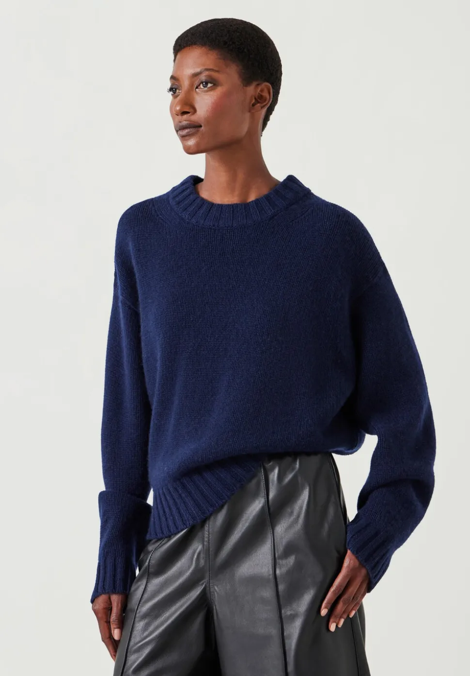 Cora Chunky Cashmere Crew Jumper