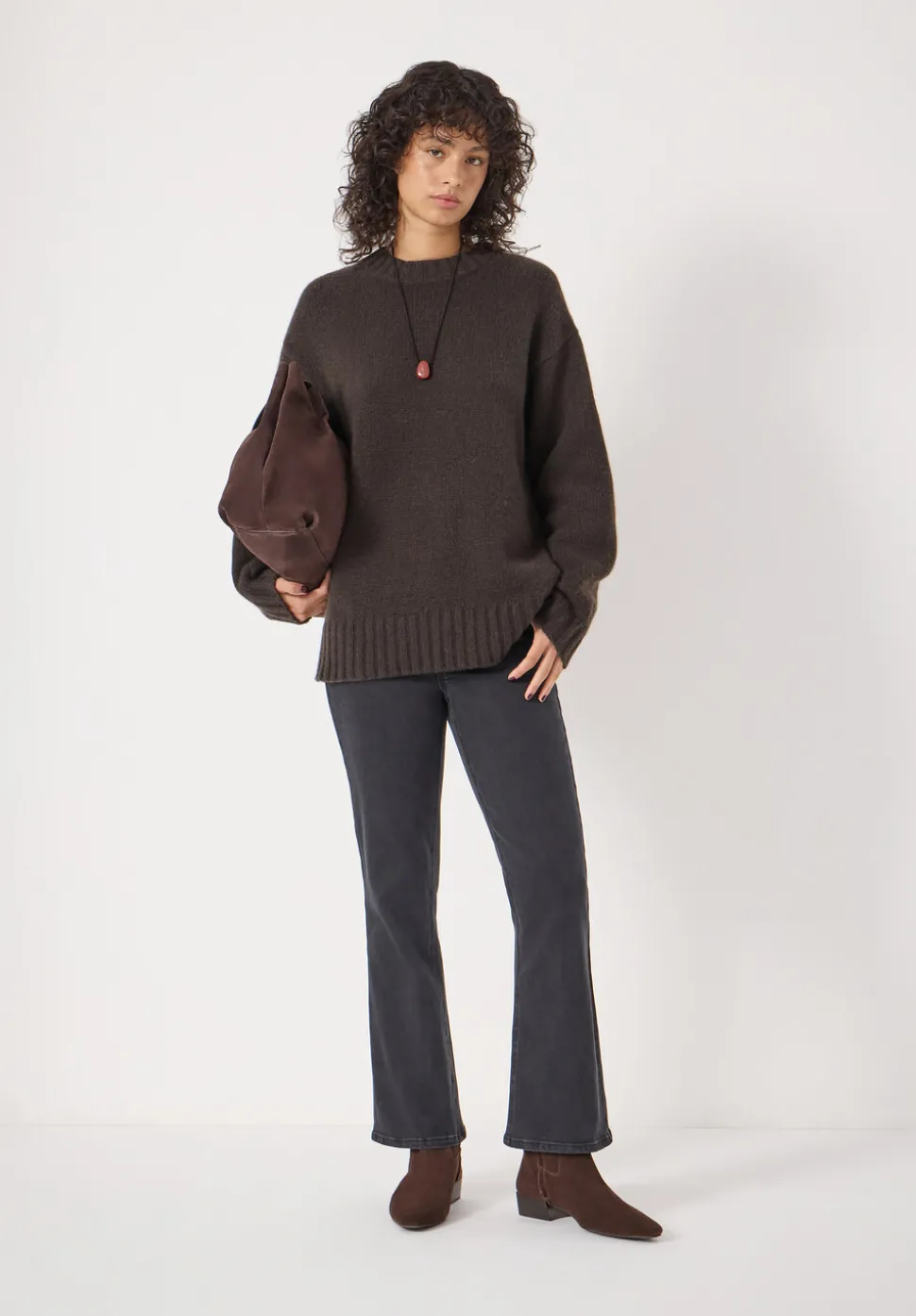 Cora Longline Chunky Cashmere Jumper
