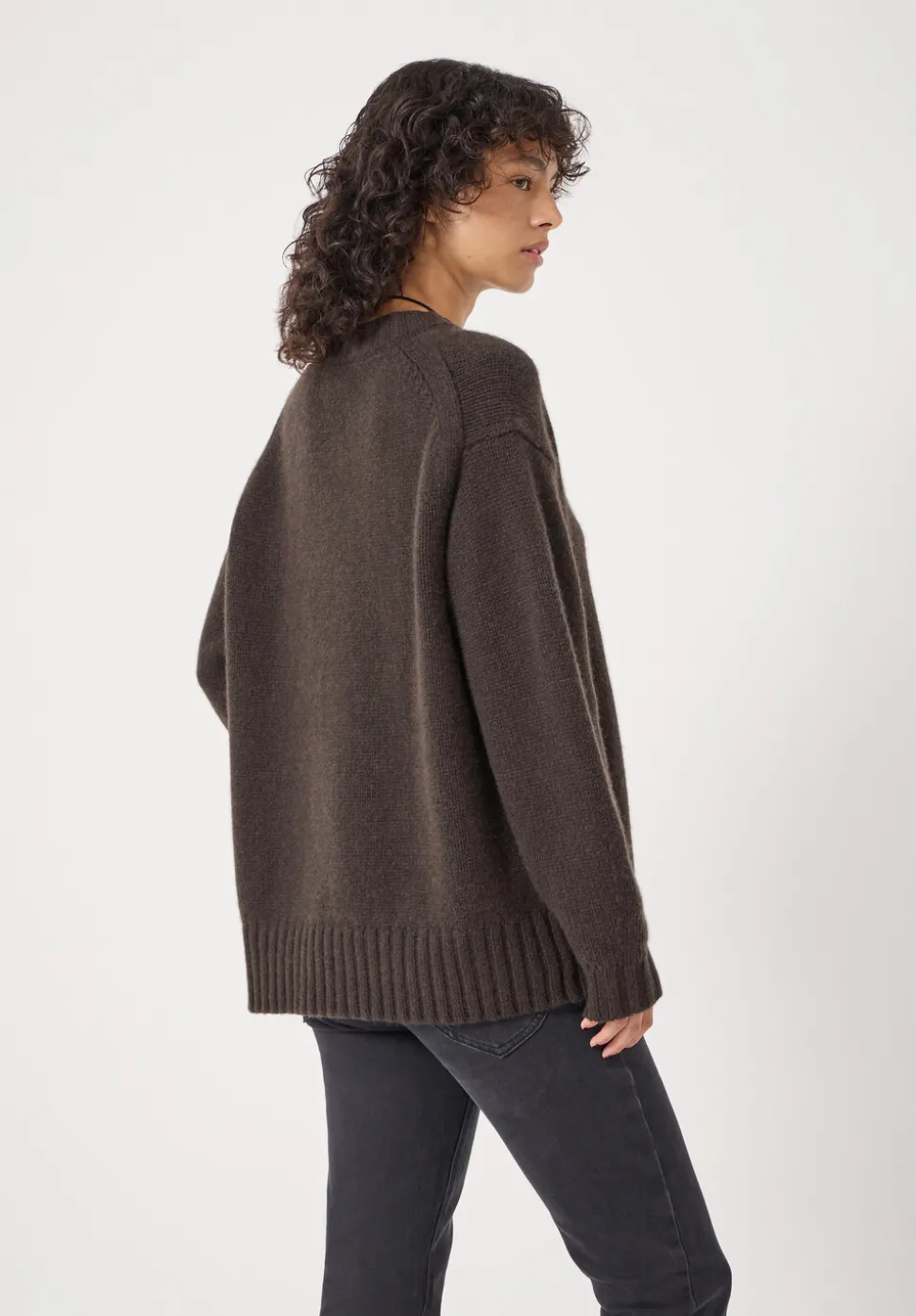Cora Longline Chunky Cashmere Jumper