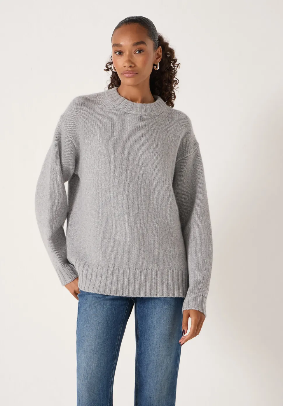 Cora Longline Chunky Cashmere Jumper