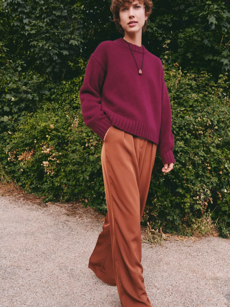 Cora Relaxed Chunky Cashmere Crew Jumper