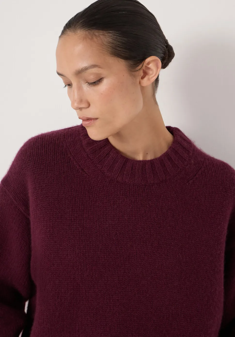 Cora Relaxed Chunky Cashmere Crew Jumper