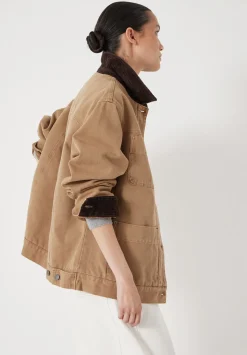 Cord Collar Barn Jacket