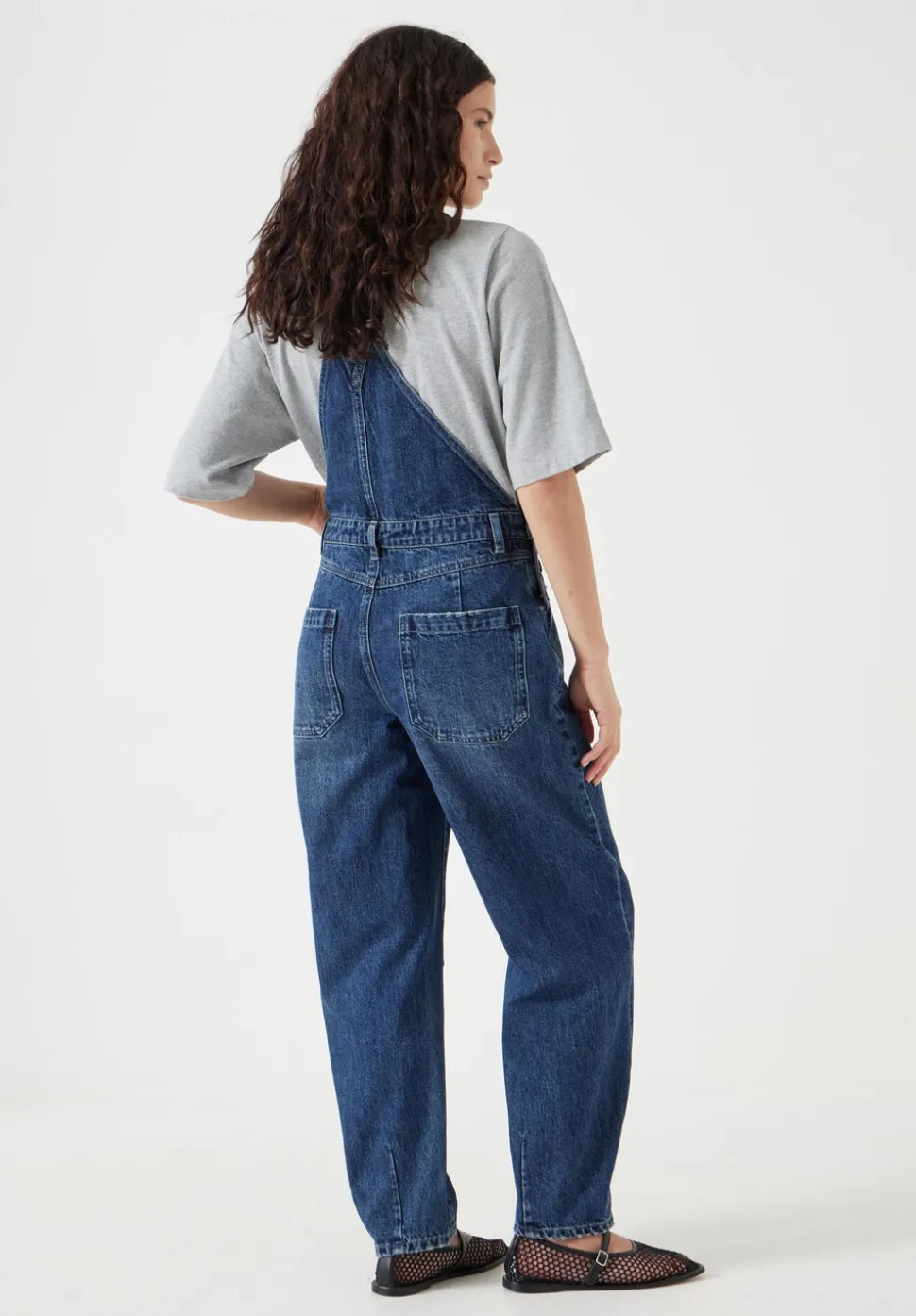 Cordelia Barrel Leg Dungarees
