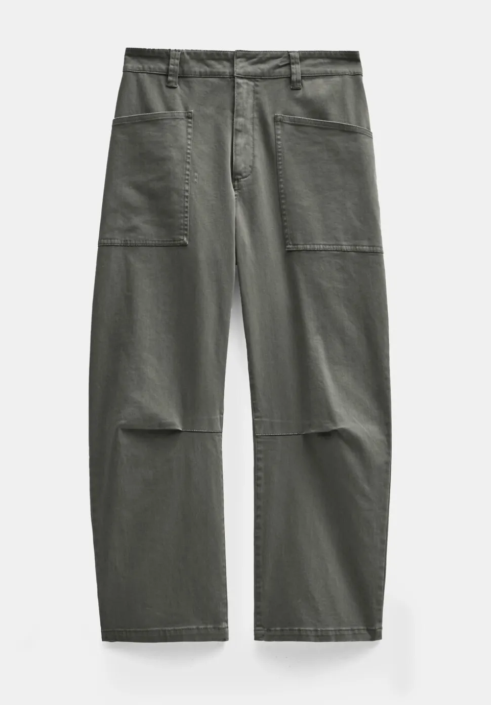 Cordi Barrel Leg Cotton Trousers