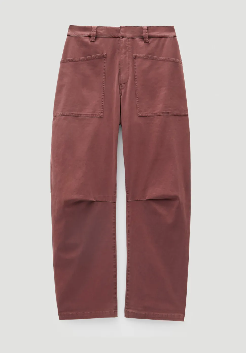 Cordi Barrel Leg Cotton Trousers