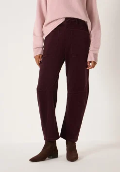 Corduroy Cordi Barrel Leg Trousers