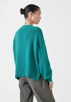 Cotton Boxy Rib Jumper