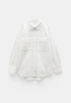 Cotton Broderie Shirt