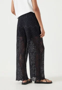 Cotton Broderie Trousers