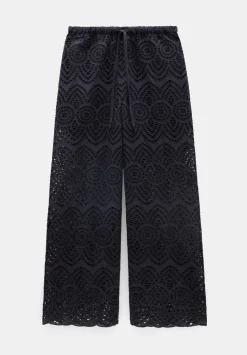 Cotton Broderie Trousers