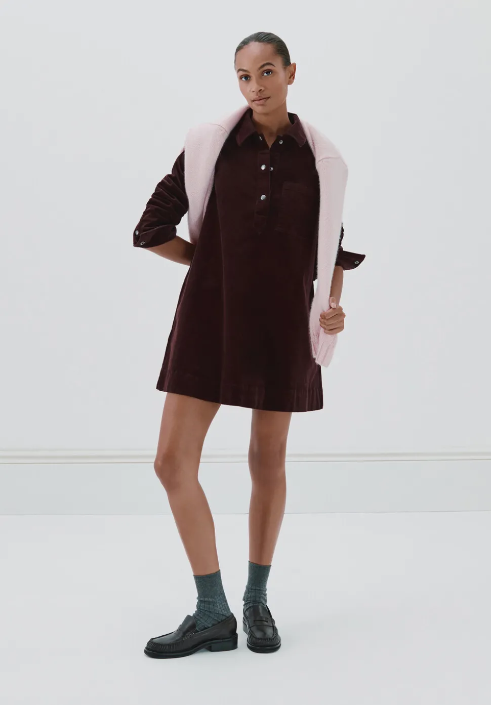 Cotton Cord Mini Dress
