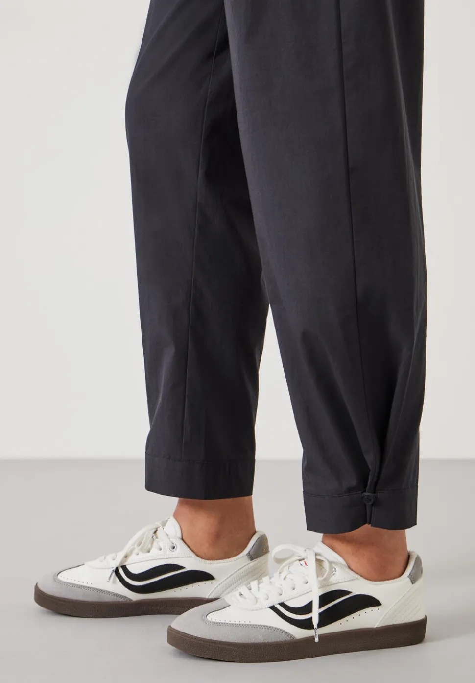 Cotton Poplin Easy Trousers