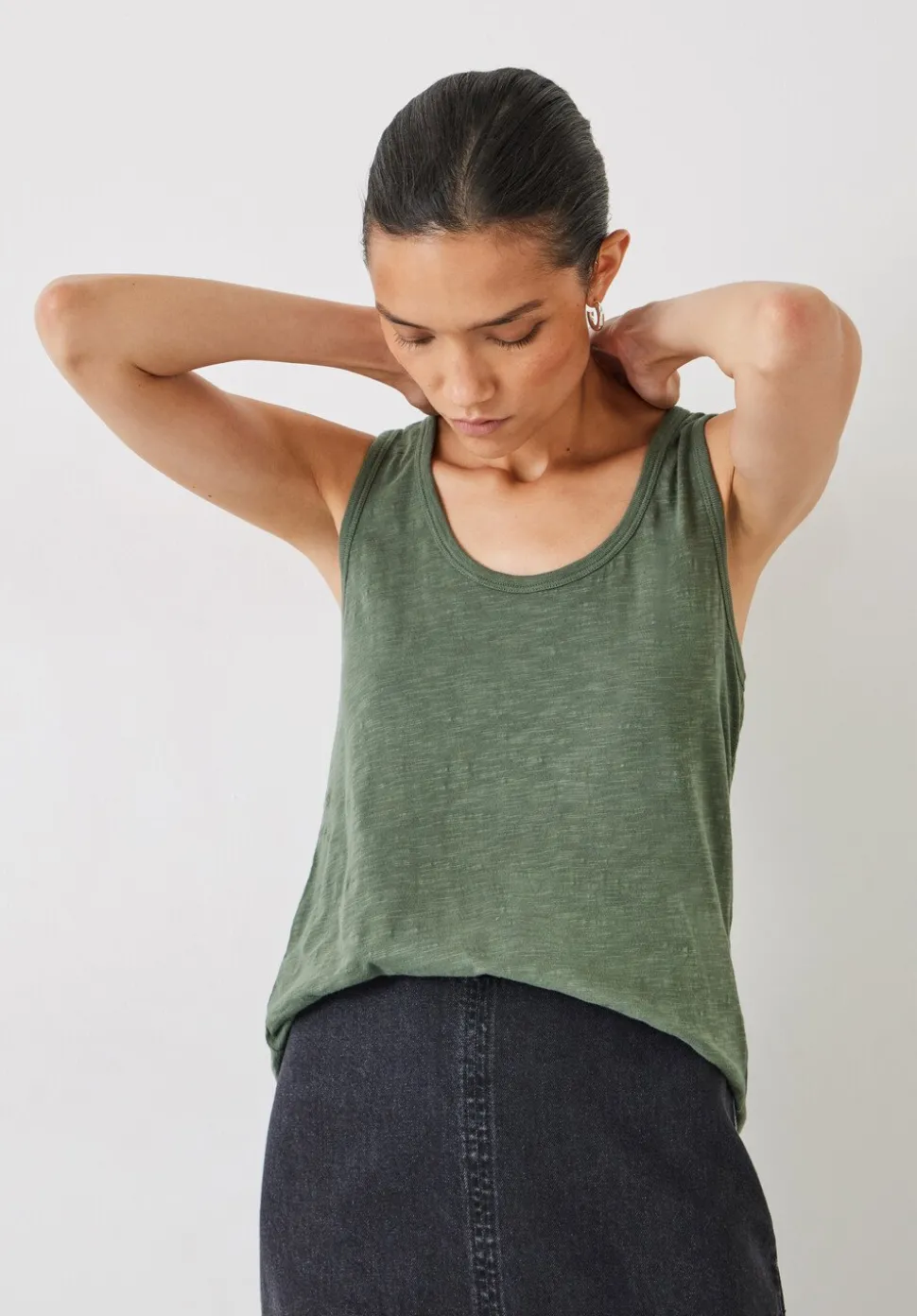 Cotton Slub Tank Top
