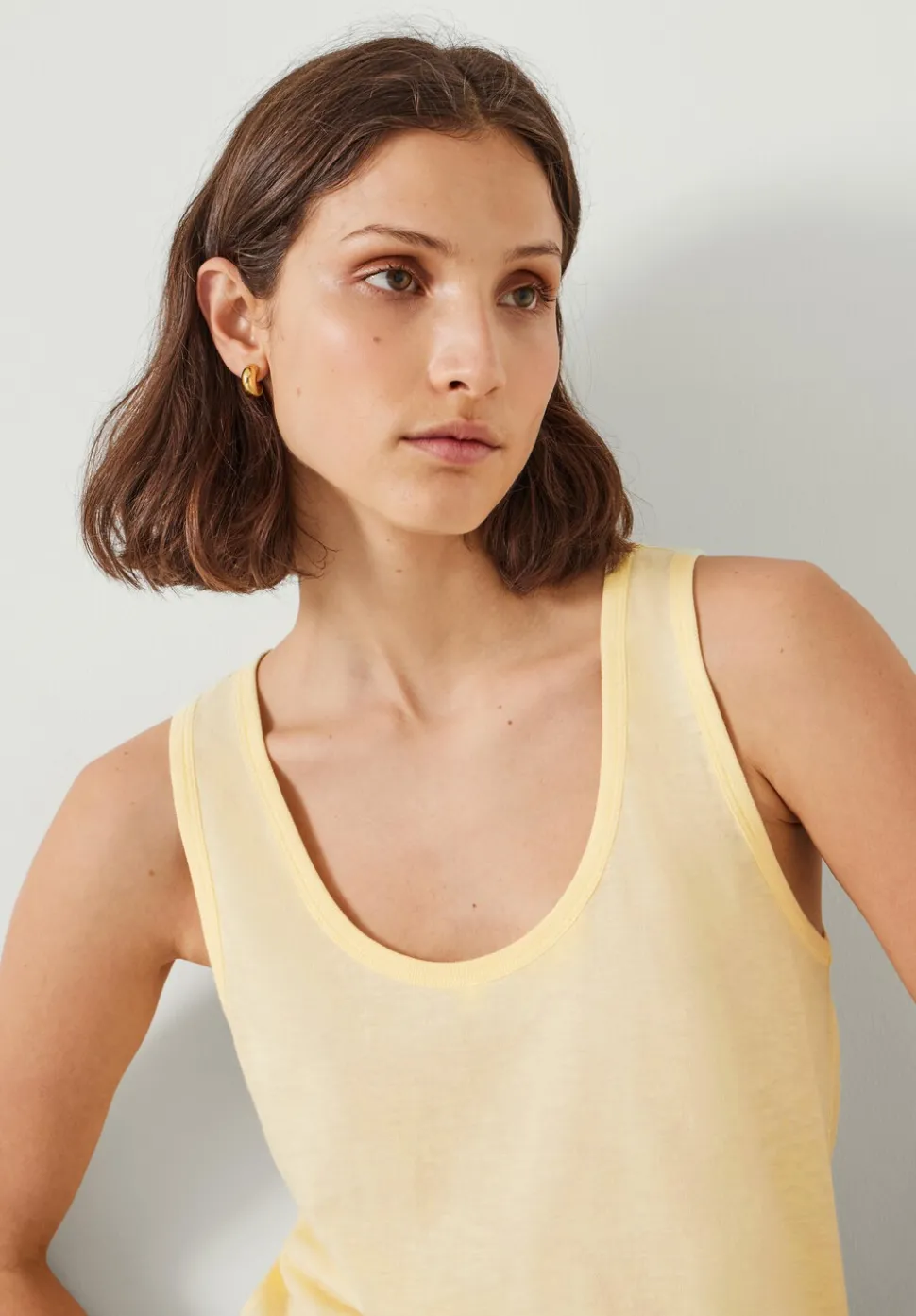 Cotton Slub Tank Top