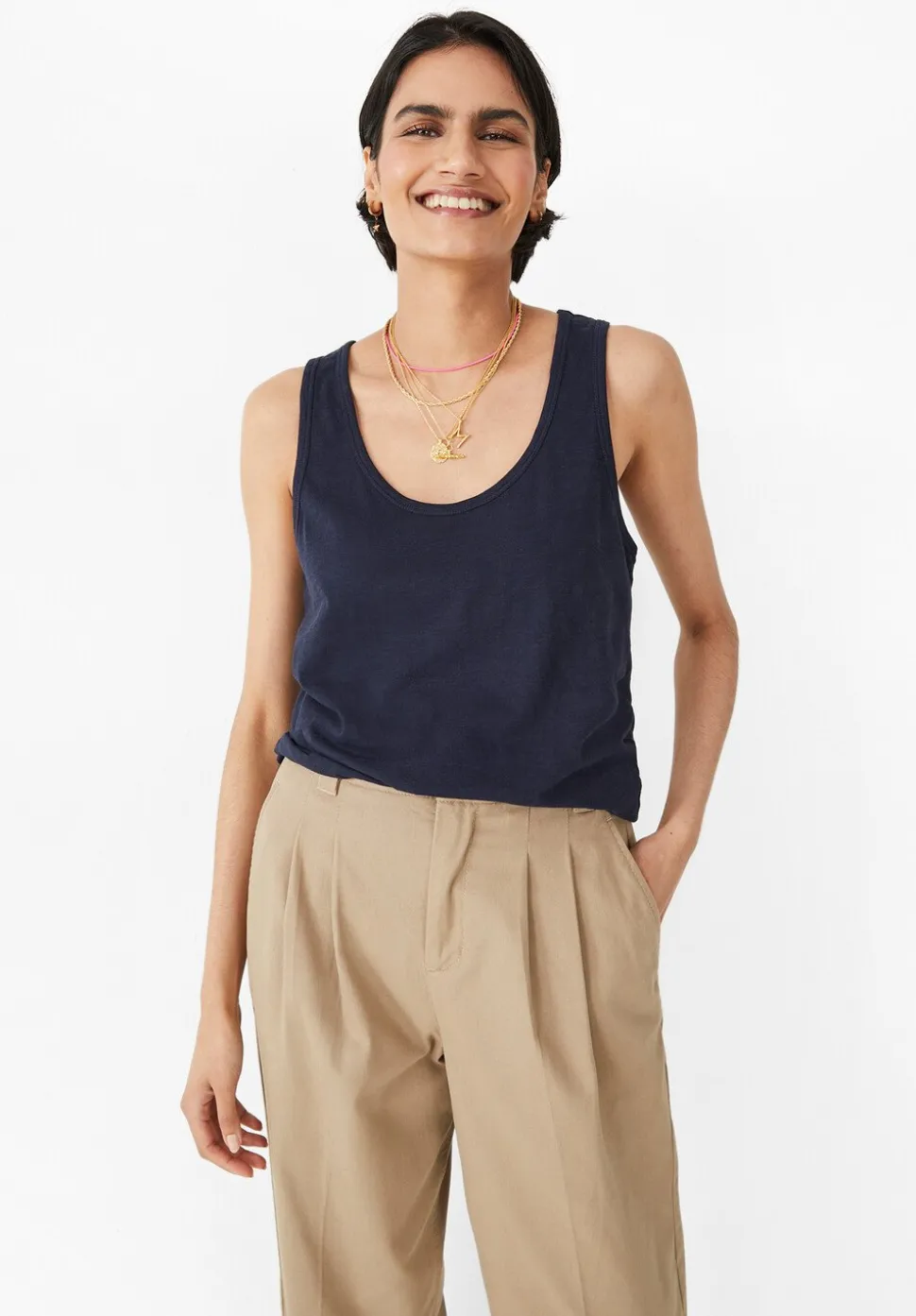 Cotton Slub Tank Top