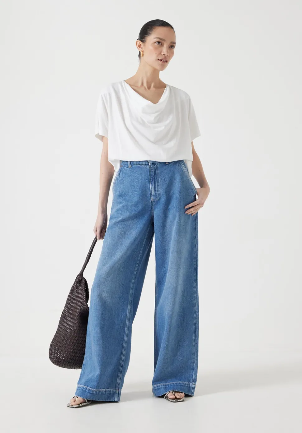 Cowl Neck T-Shirt