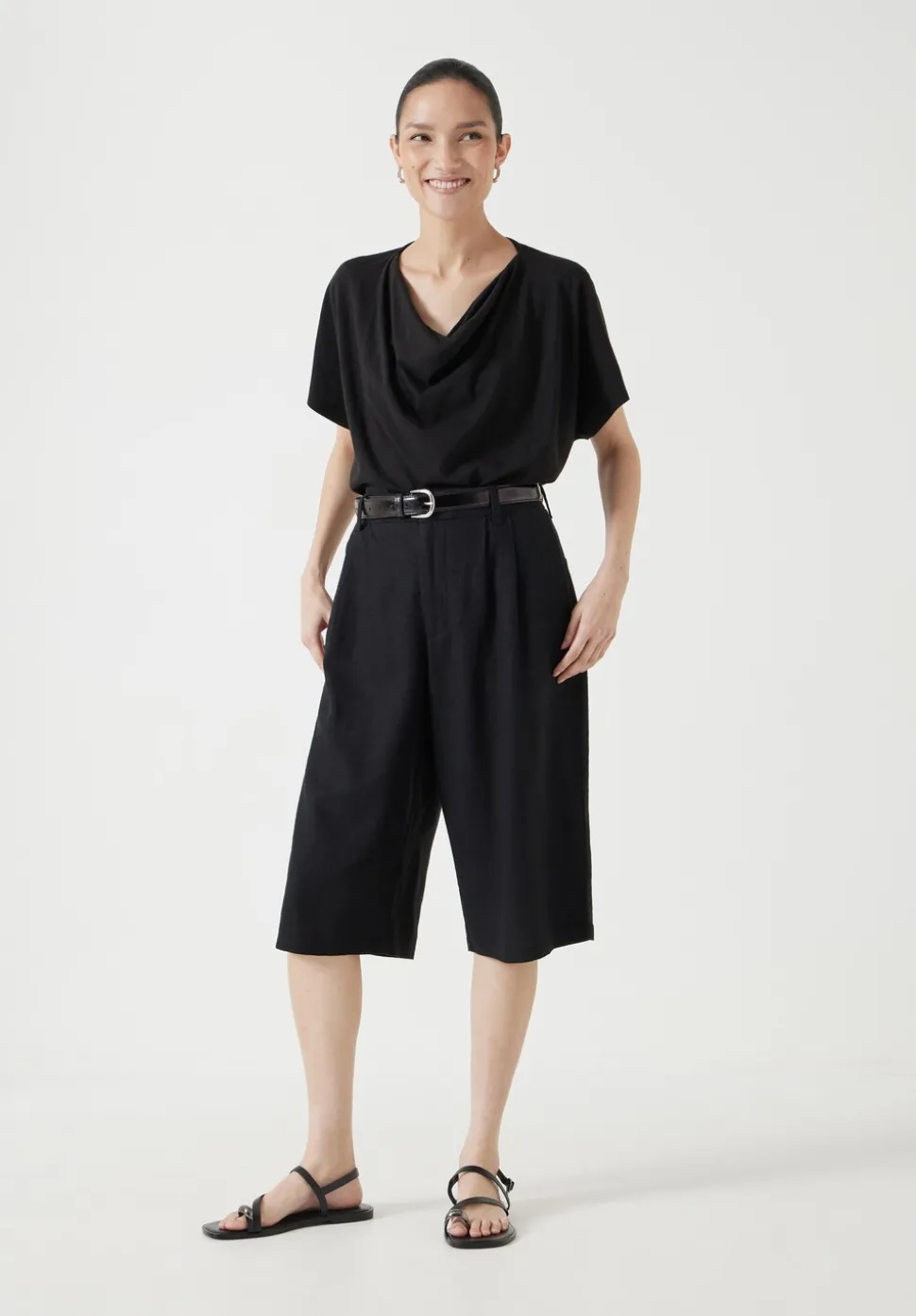 Cowl Neck T-Shirt