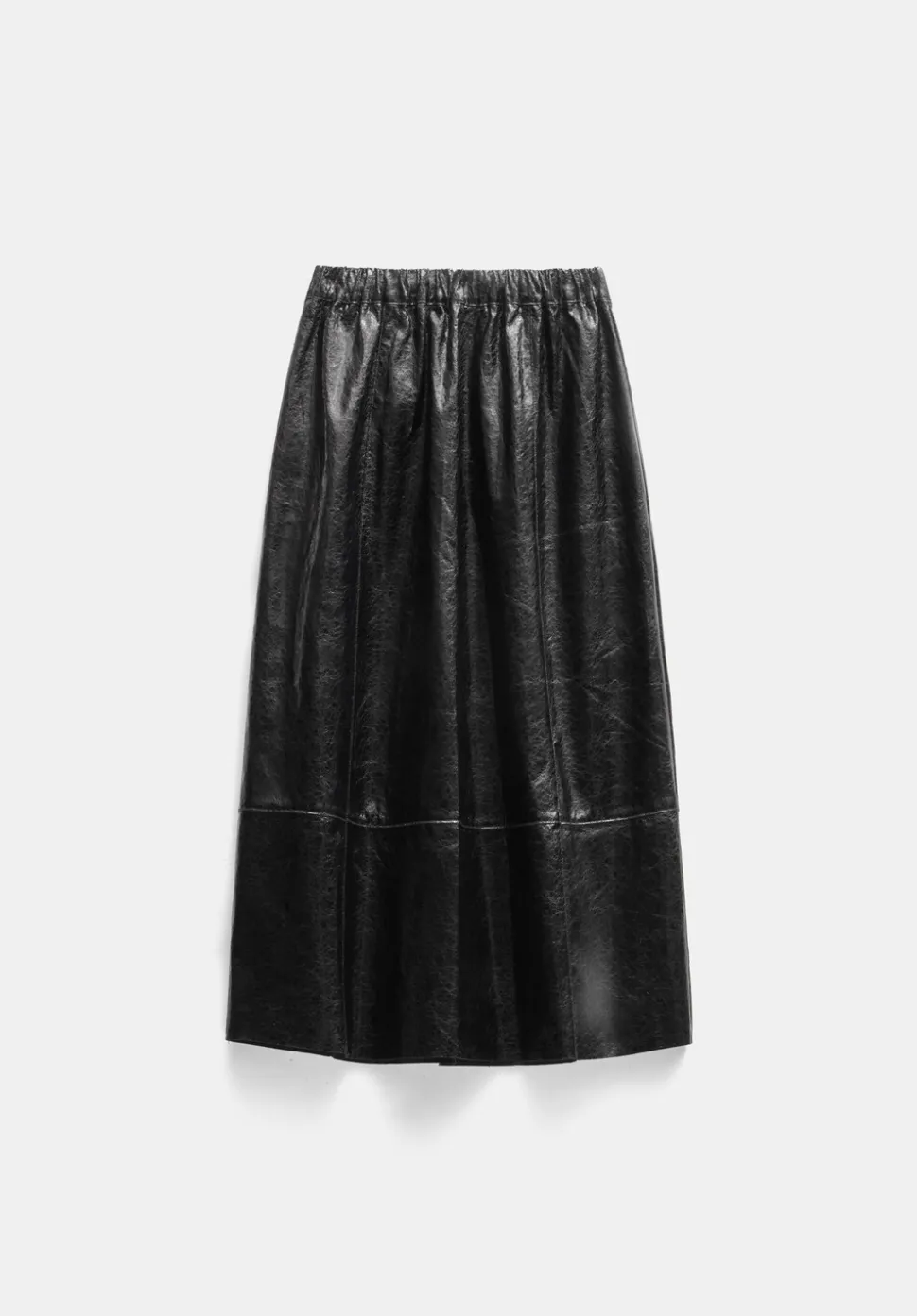 Crackled Patent Skirt
