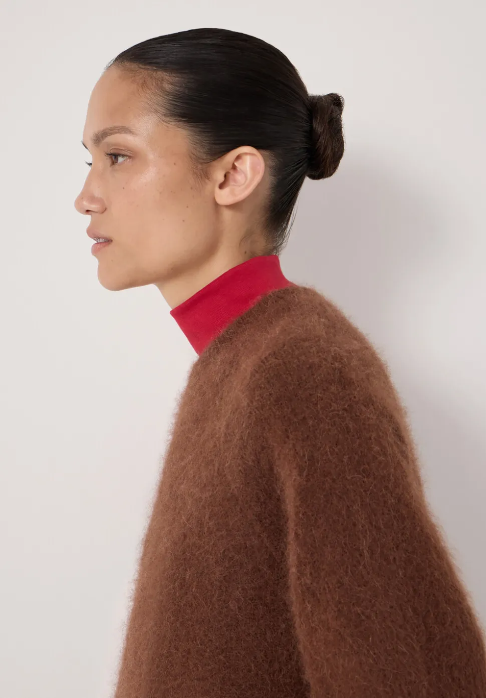 Crew Neck Alpaca Wool Jumper