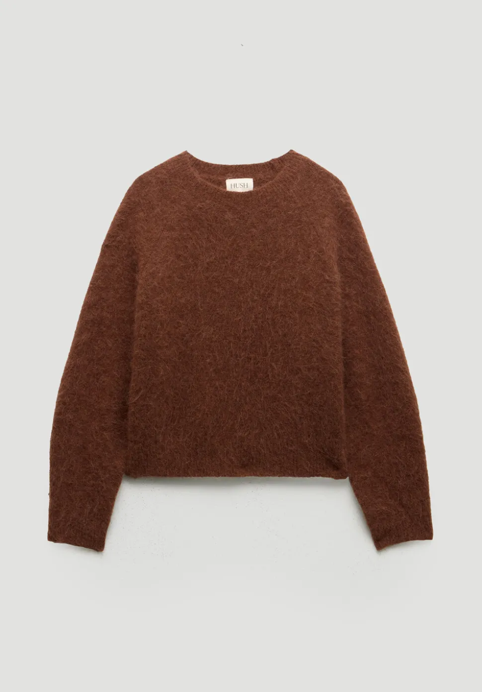 Crew Neck Alpaca Wool Jumper