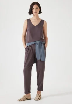 Cropped Jersey Jumpsuit