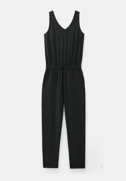 Cropped Jersey Jumpsuit