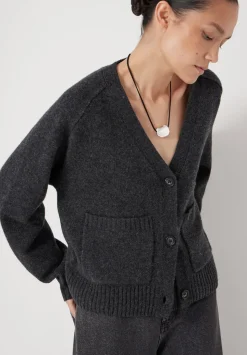 Daisy Merino Wool V Neck Cardigan