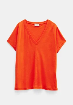 Danny Linen V-Neck T-Shirt
