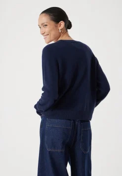 Daphne Cashmere Button Through Slim Cardigan