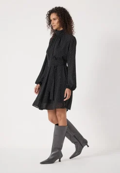 Diamante Chiffon Mini Dress