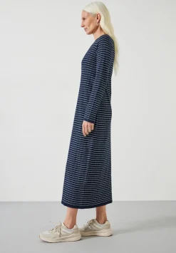 Dixie Cotton Striped Knitted Dress