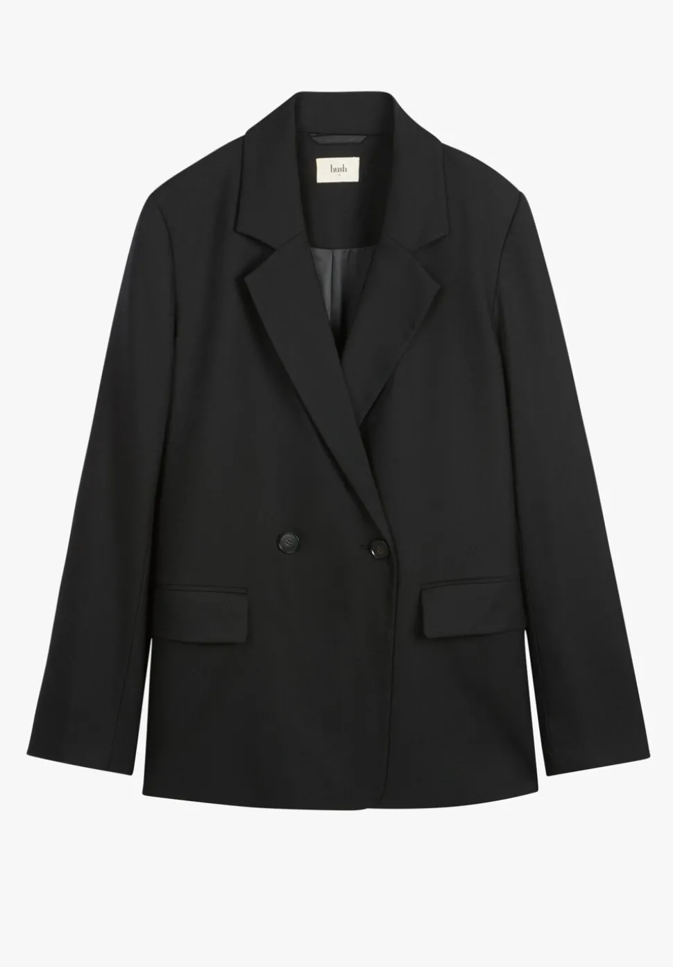 Double Breasted Wool Blend Blazer
