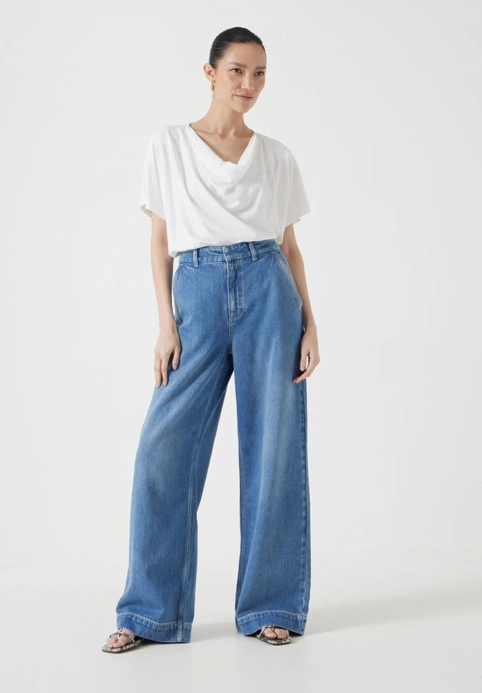 Drew Wide Leg Jeans