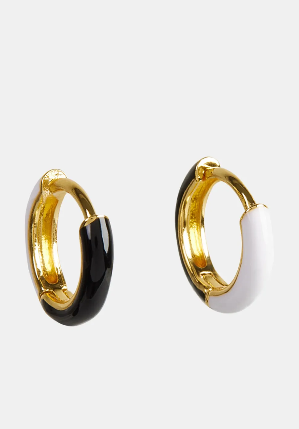Effie Enamel Hoop Earring