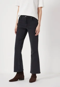 Eliana Cropped Mid Rise Bootcut Jeans