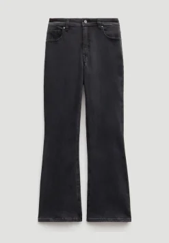 Eliana Cropped Mid Rise Bootcut Jeans