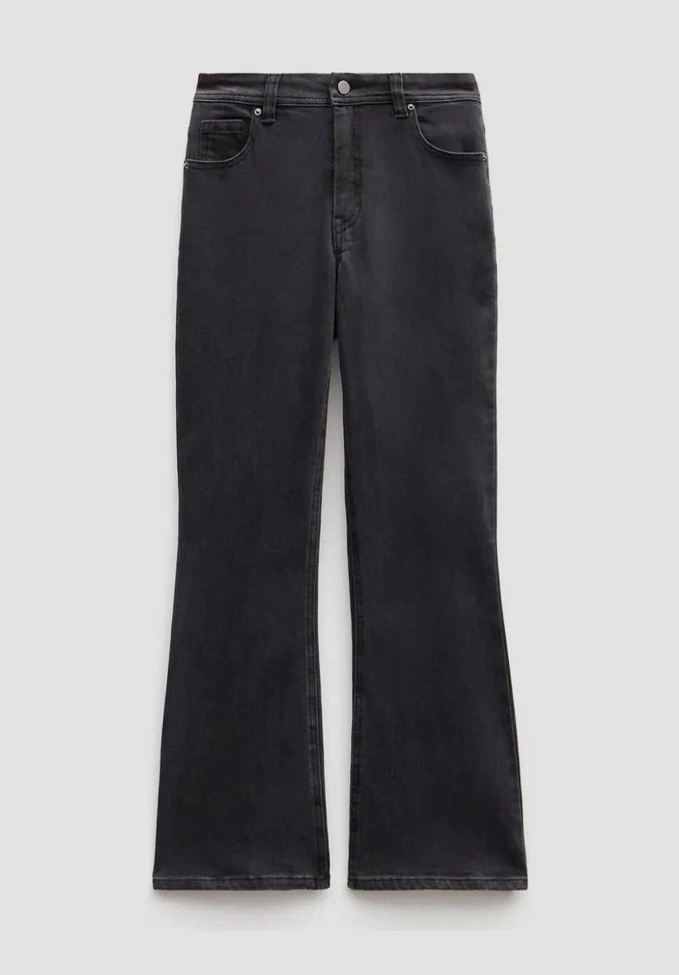 Eliana Cropped Mid Rise Bootcut Jeans