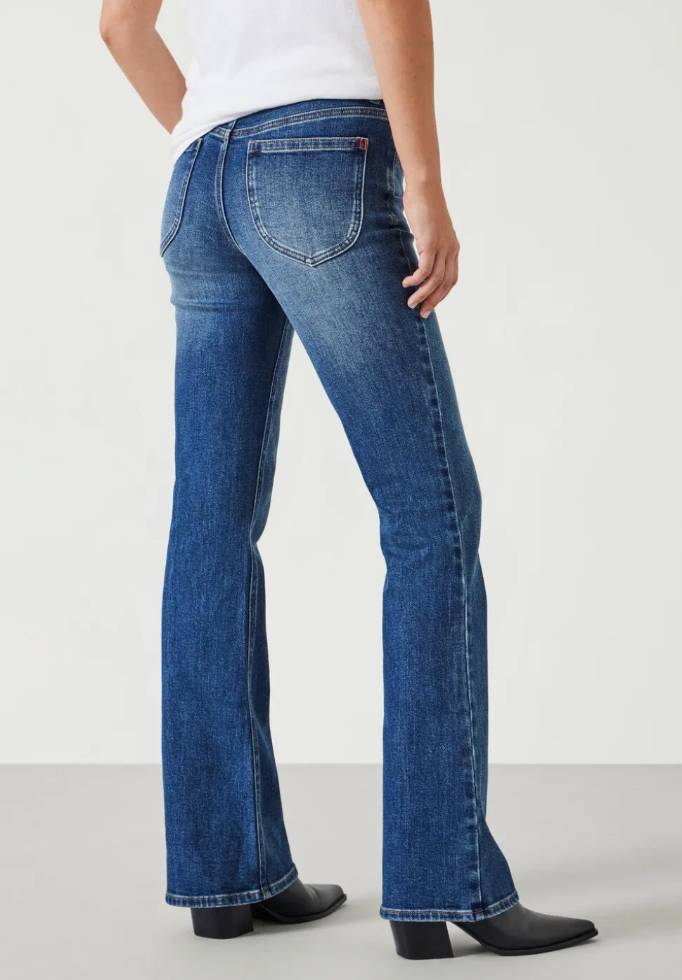 Eliana Mid Rise Bootcut Jeans