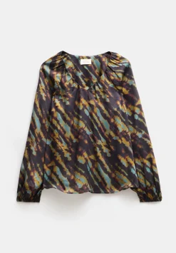 Elise Printed V-Neck Blouse