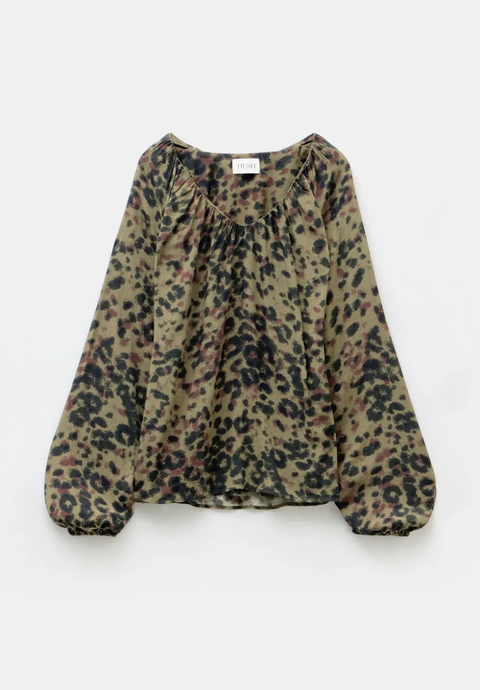 Elise V-Neck Printed Blouse