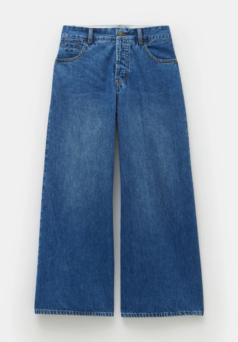 Ella Wide Leg Cropped Jeans